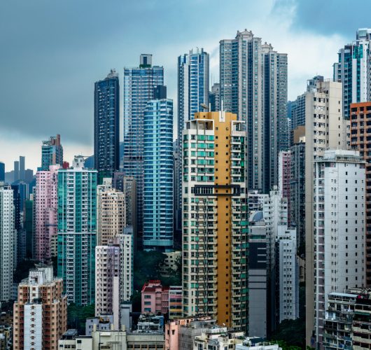 hong kong apartment block